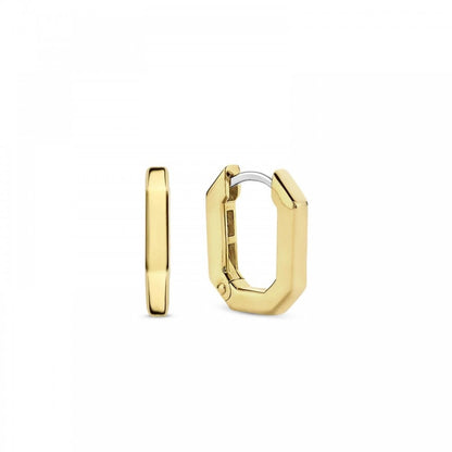 Ti Sento Oval Huggie Earrings