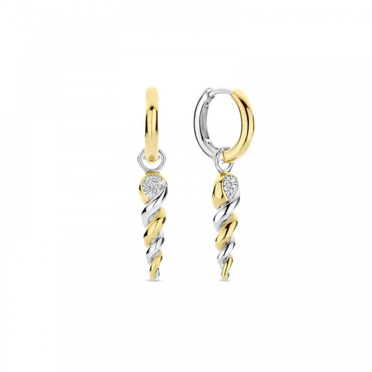 Ti Sento Shell Design Drop Earrings