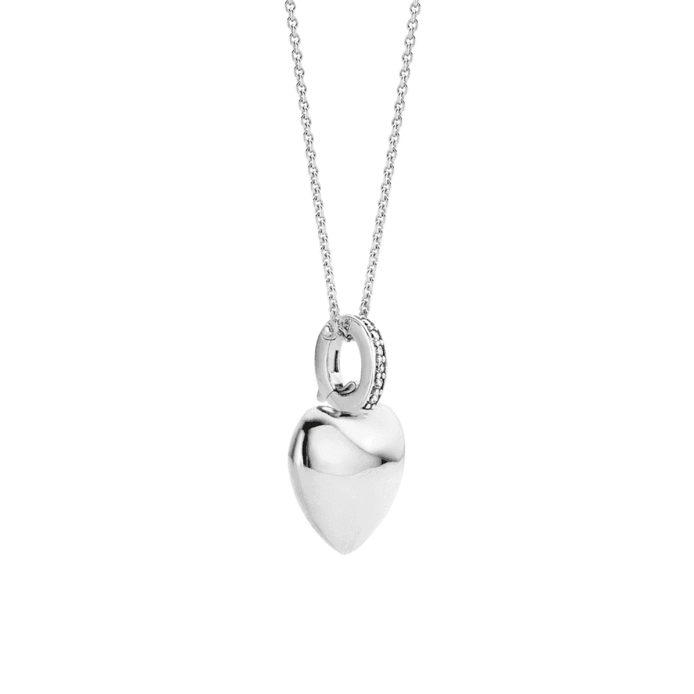 TI SENTO Silver CZ Heart Pendant