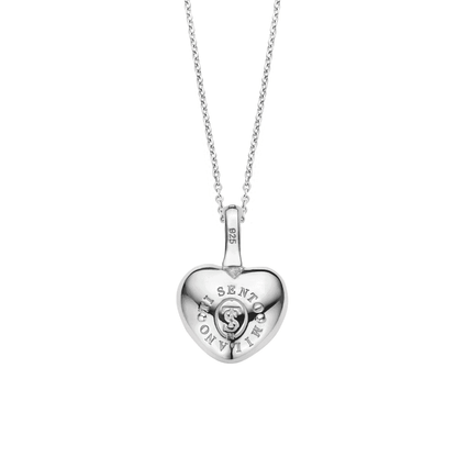 TI SENTO Silver CZ Heart Pendant