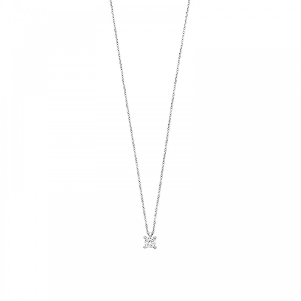 TI SENTO Silver CZ Necklace
