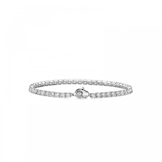 Ti Sento Silver & CZ Tennis Bracelet