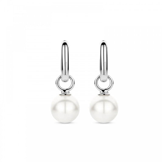 TI SENTO Silver Pearl Drop Earrings