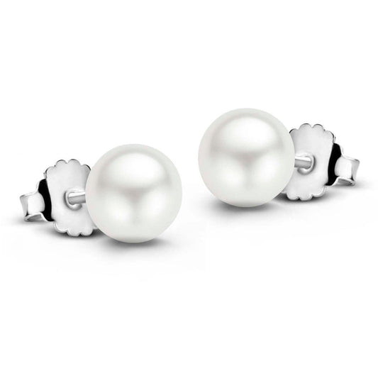 TI SENTO Silver Pearl Stud Earrings