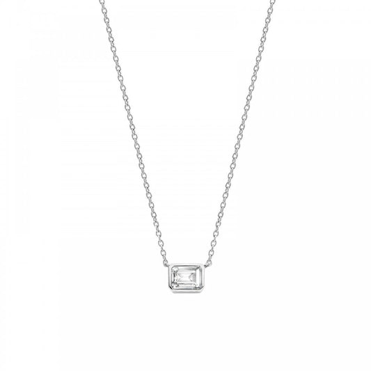 TI SENTO  Silver Zirconia Necklace
