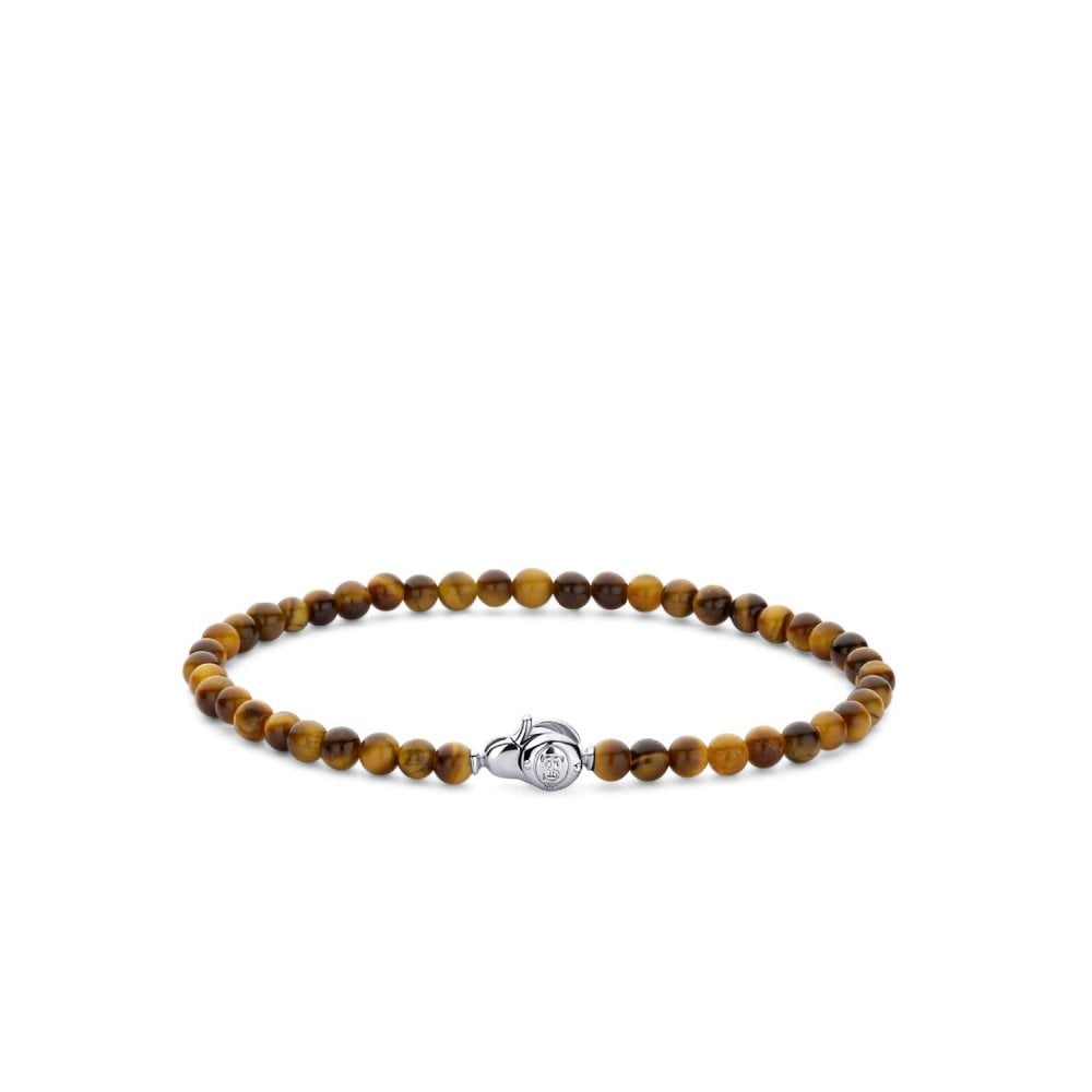 Ti Sento Tigers Eye Bead Bracelet