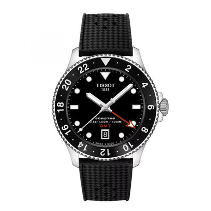 Tissot Gents Seastar 1000 Black Quartz Watch