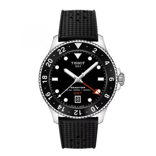 Tissot Gents Seastar 1000 Black Quartz Watch