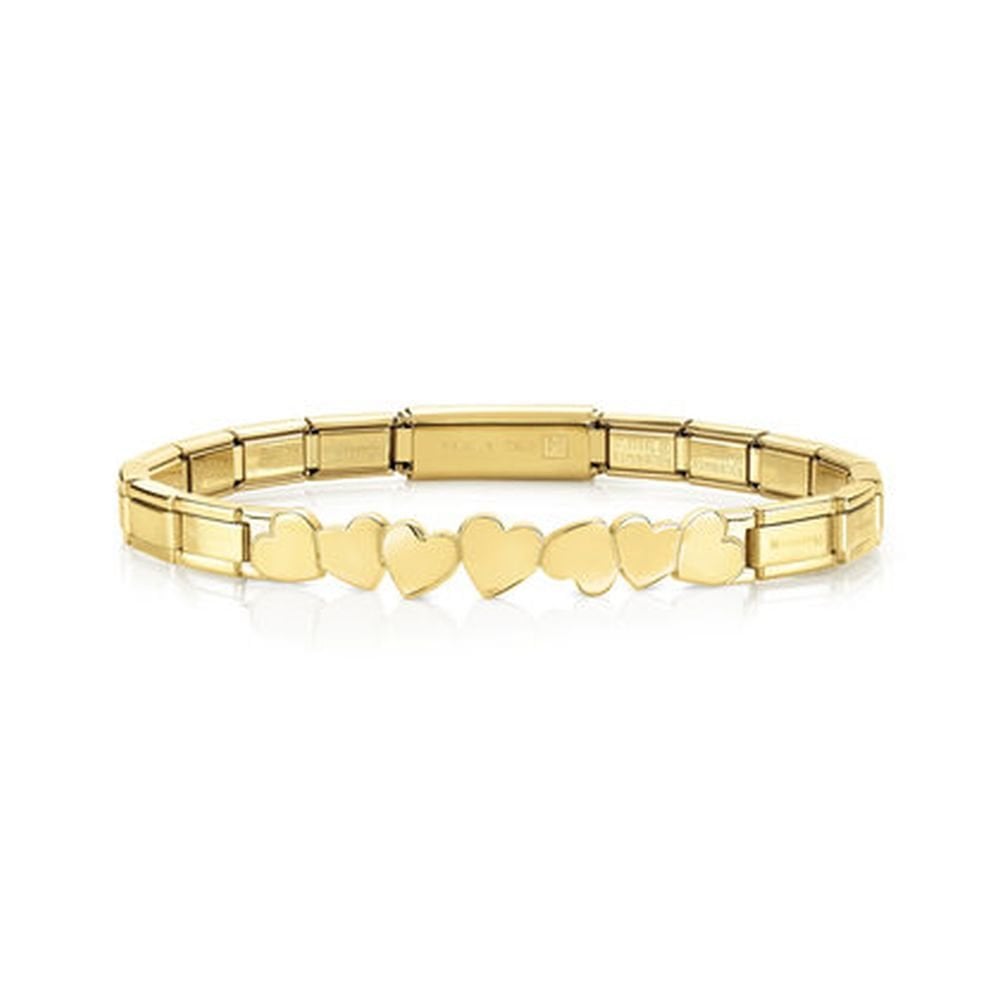 Trendsetter Yellow Hearts Bracelet
