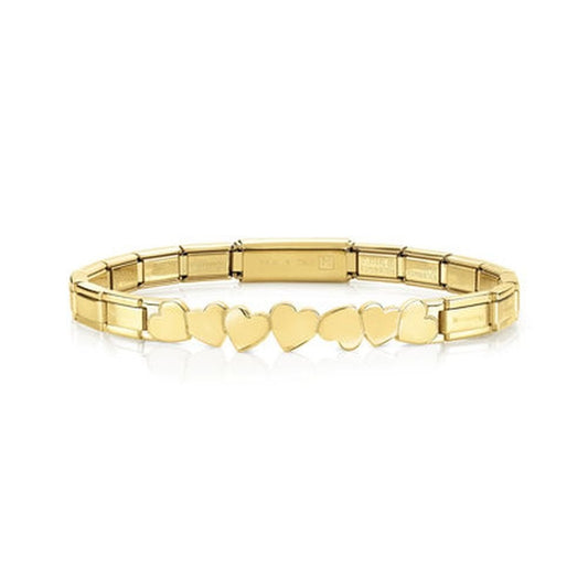 Trendsetter Yellow Hearts Bracelet