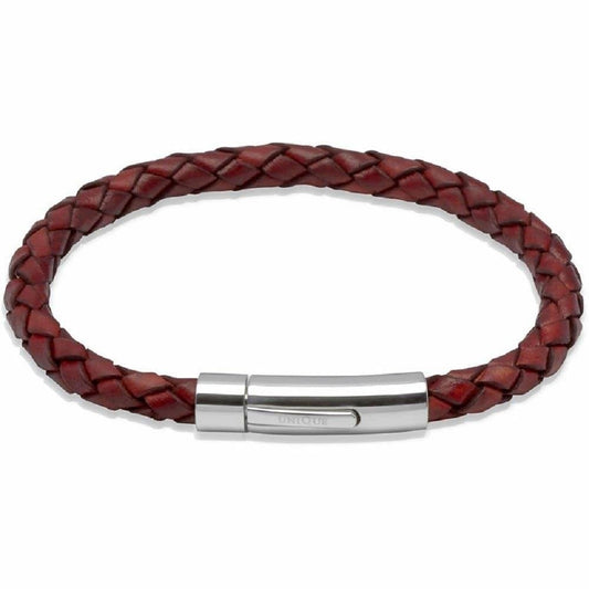 Unique Gent's Antique Tan Leather Bracelet 21cm