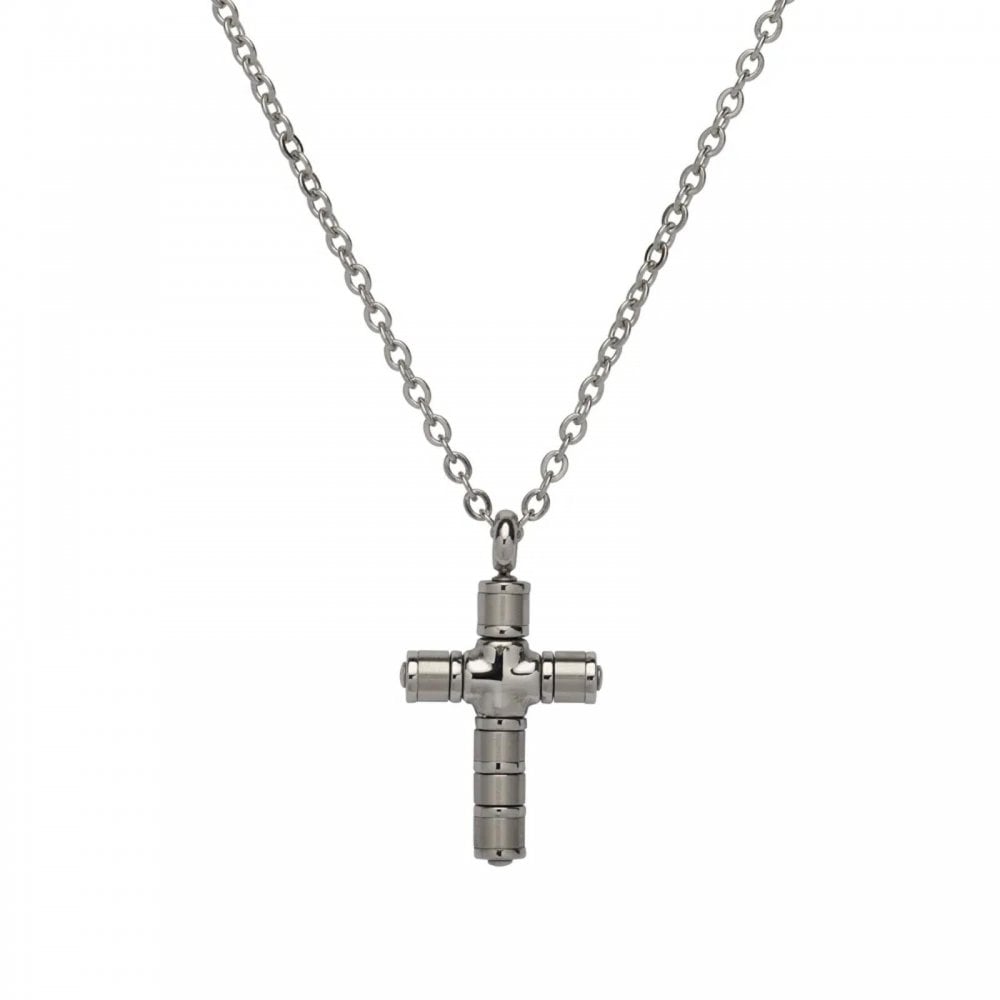 Unique S/Steel Cross & Chain 50cm