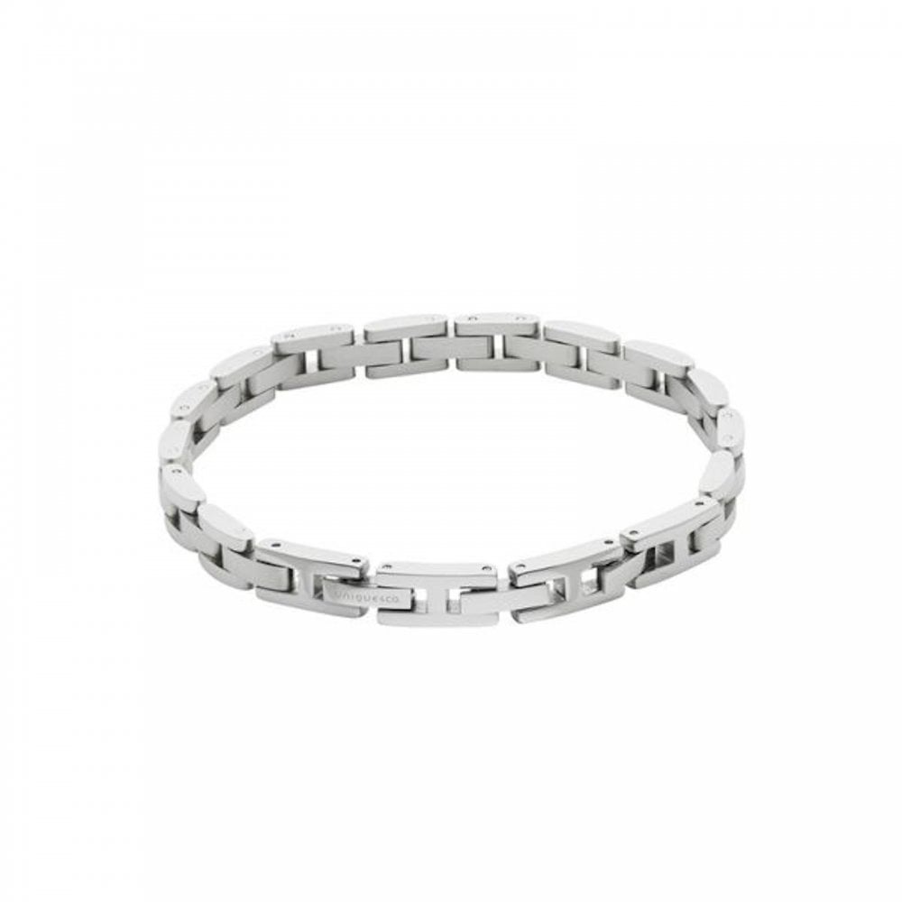 Unique S/Steel Matte Polished Gents Bracelet 22cm