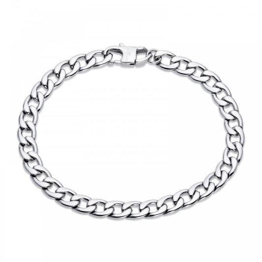 Unique Stainless Steel Polished Bracelet 21cm