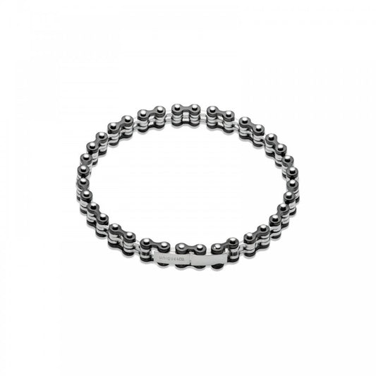 Unique StainlessSteel Black Bike Chain Bracelet
