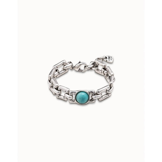 UNO de 50 Linda Square Link & Murano Bracelet