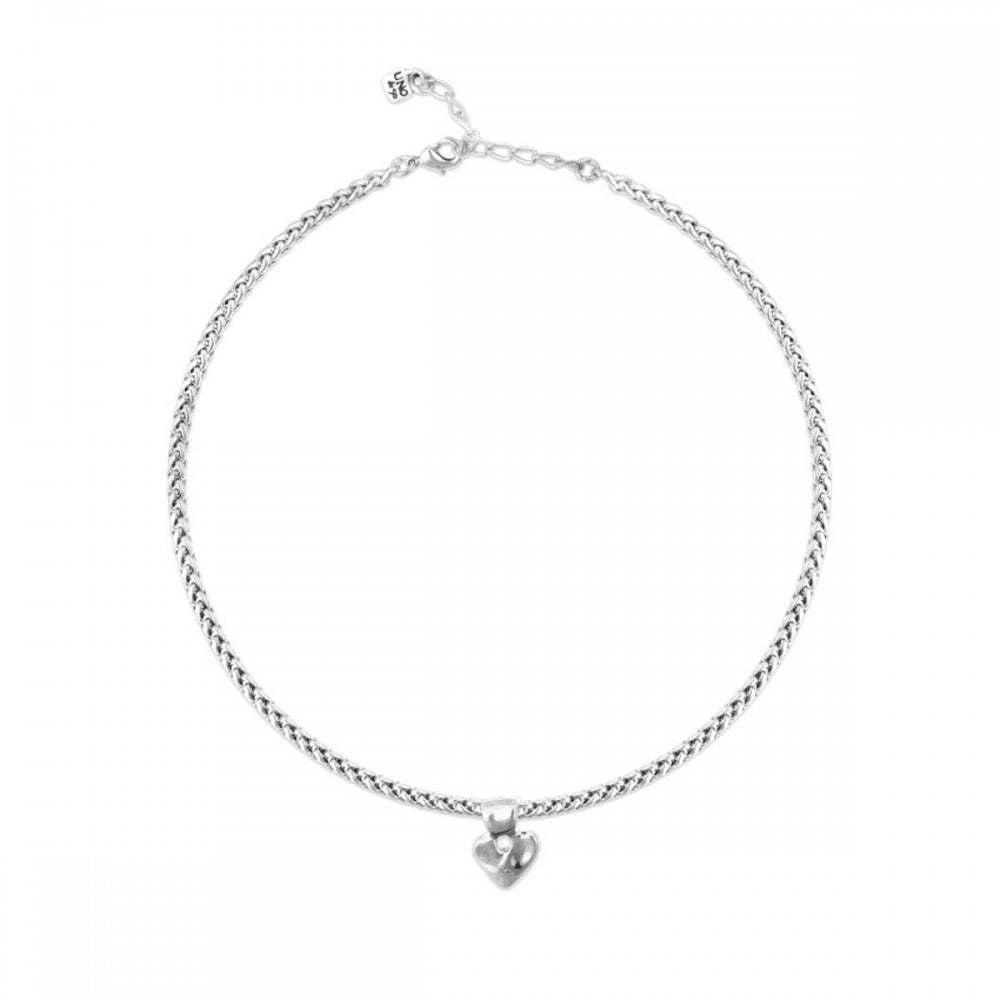 UNOde50 Beat Silver Heart Necklace