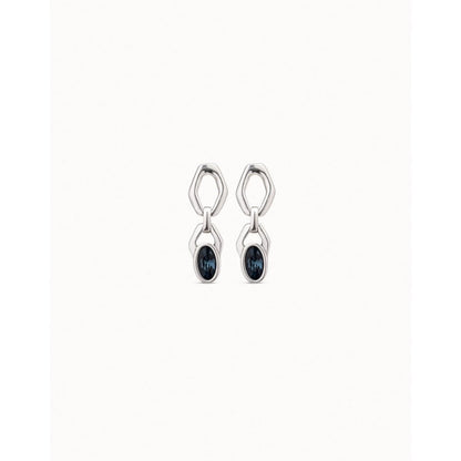 UNOde50 Kingdom Blue Crystal Drop Earrings