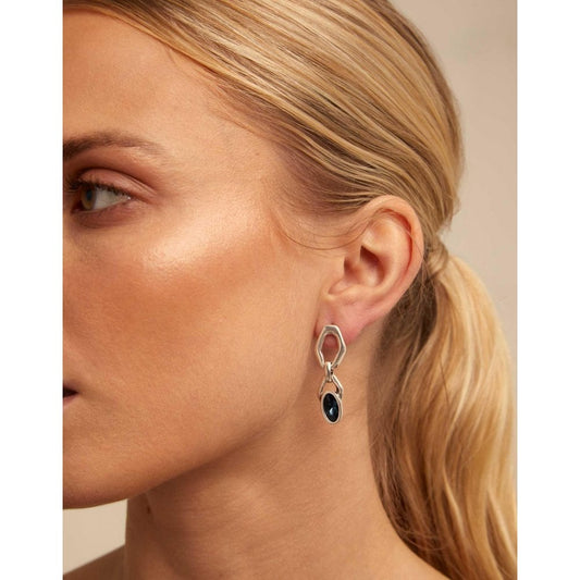 UNOde50 Kingdom Blue Crystal Drop Earrings