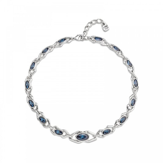 UNOde50 Madame Blue Crystal Necklace