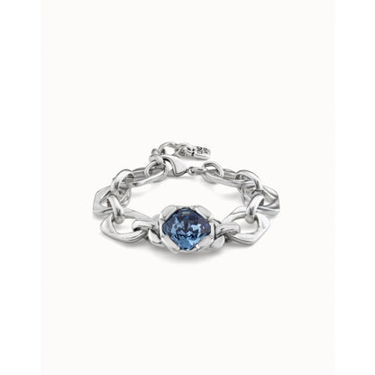 UNOde50 Marvelous Blue Crystal Silver Bracelet