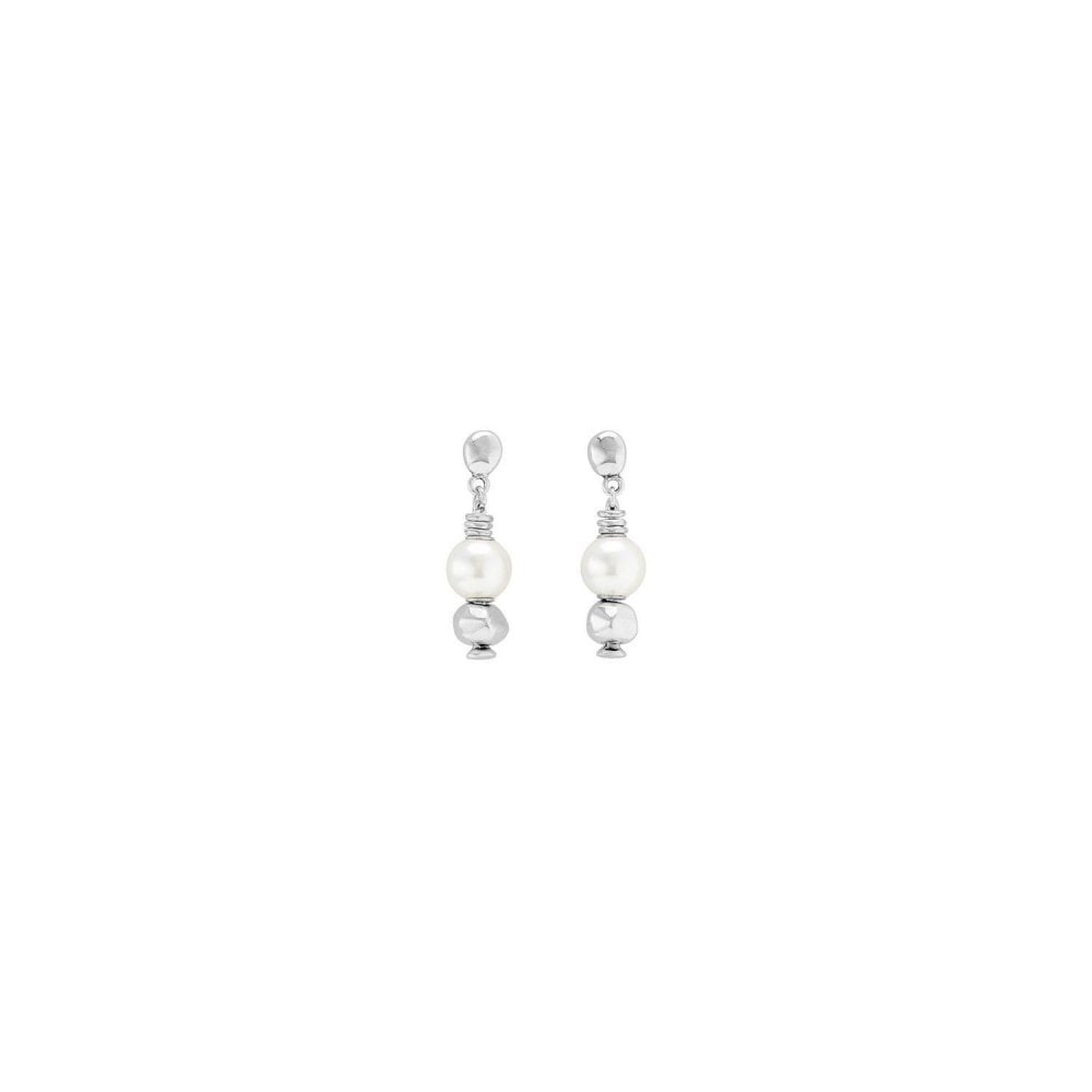UNOde50 Moody Pearl Drop Earrings