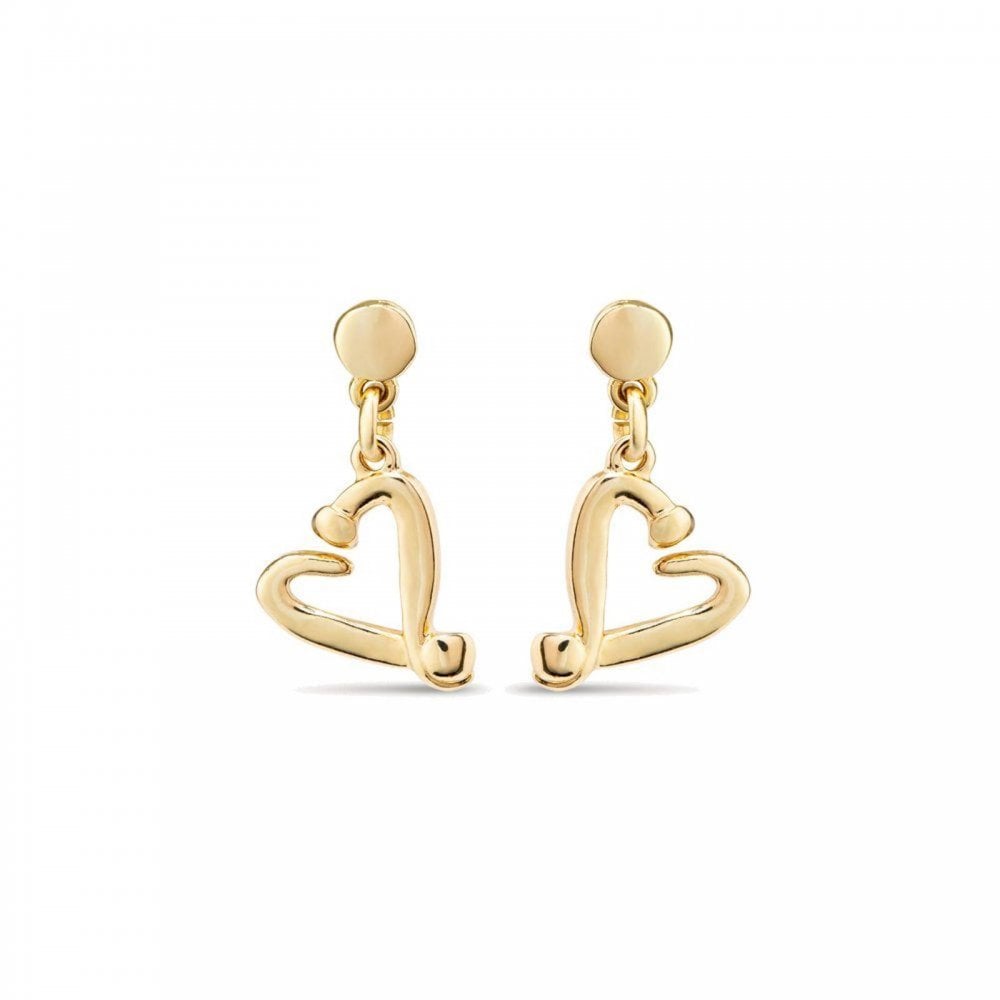 UNOde50 One Love Gold Plated Earrings