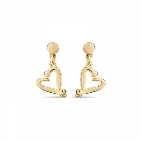UNOde50 One Love Gold Plated Earrings