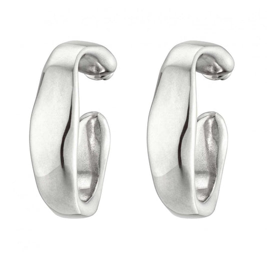 UNOde50 Open Your Mind Hoop Silver Earrings
