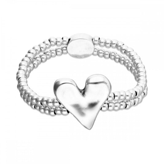 Unode50 Palpito Beat Silver Heart Bracelet
