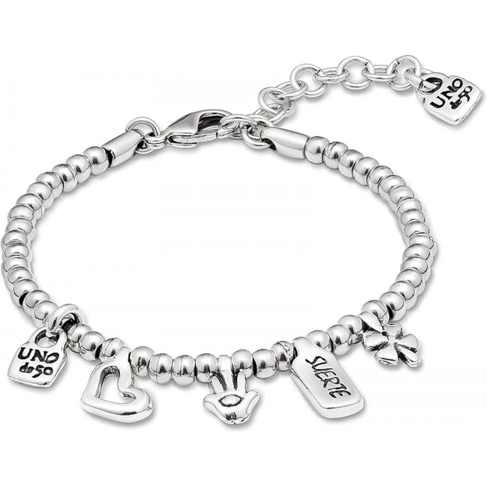 UNOde50 Ser Unico Bracelet with 5 Charms Medium