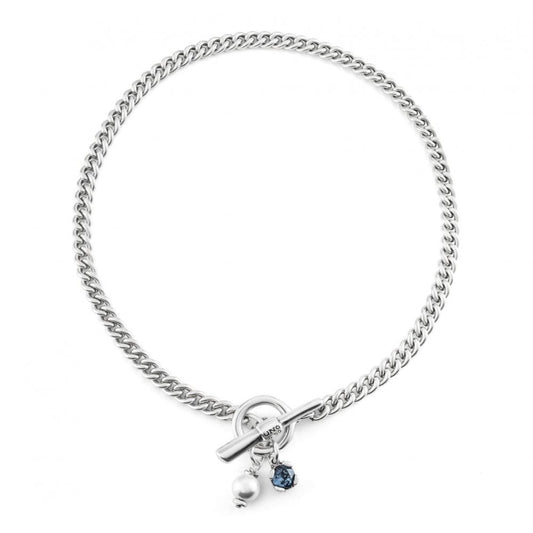 UNOde50 Two Expearltional Silver Necklace