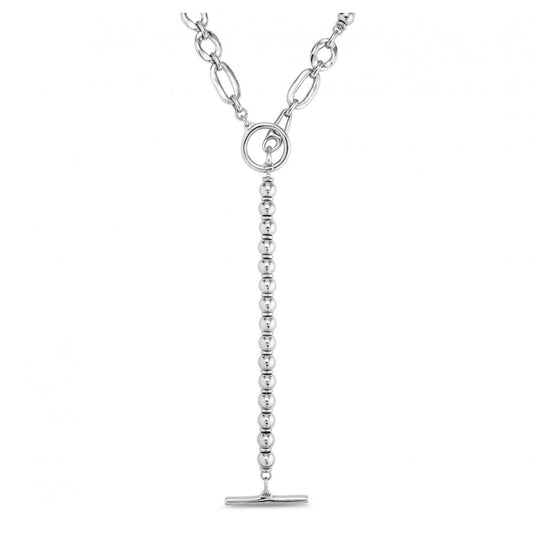 UNOde50 Yolo Long Silver Necklace